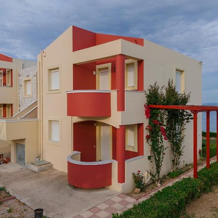 Marine Apartments Venetiko Paralia Agias Foteinis Bagian luar foto